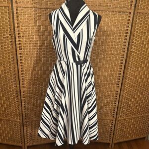Striped Sleeveless Dress